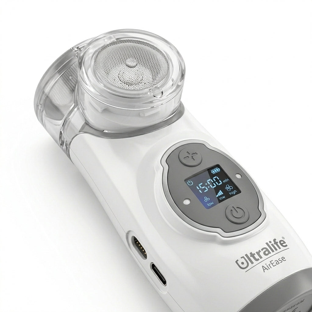 جهاز AirEase Portable Mesh Nebulizer