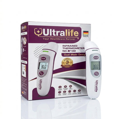 ترمومتر Ultralife للجبهة والأذن