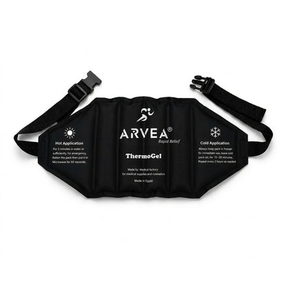 Arvea حزام كمادة جل بارد وساخن 55×25 سم