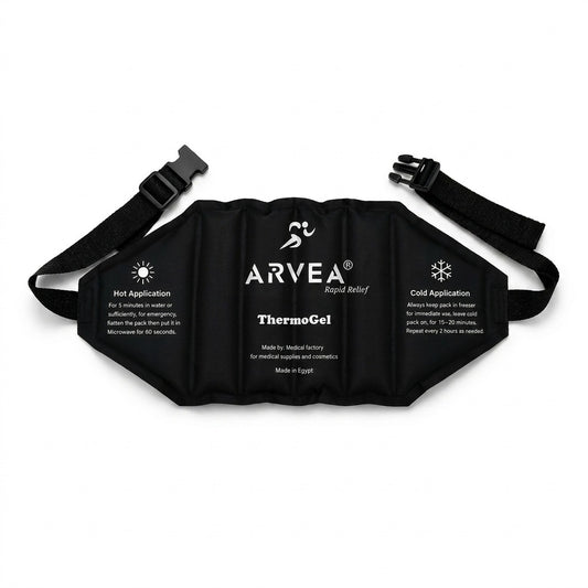 Arvea حزام كمادة جل بارد وساخن 55×25 سم