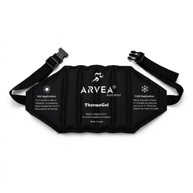 Arvea حزام كمادة جل بارد وساخن 55×25 سم